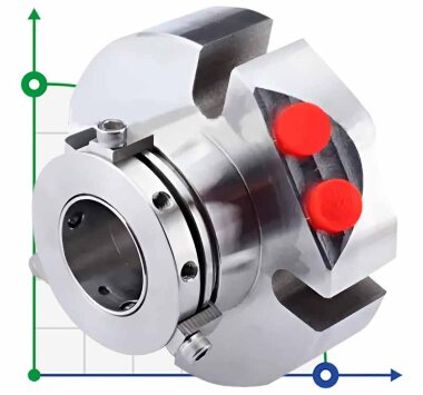 Картриджне ущільнення R-BED 28, SIC/SIC/CAR/SIC/VITON, M/316 — BTS Engineering