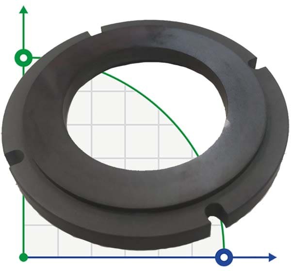 Stationary ring В0181 Sefco C-20 graphite фото 1 — BTS Engineering