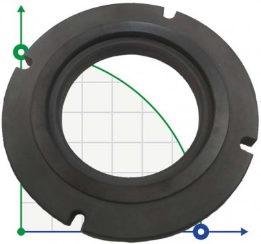Stationary ring В0181 Sefco C-20 graphite — BTS Engineering