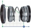 Double pump shaft seal R-4702 45, SIC/SIC/SIC/SIC, NBR, 304 фото 1 — BTS Engineering