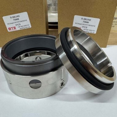 Механическое уплотнение R-58V 70, SIC/Insert SIC, VITON, 316, A0 для судового водомета Kamewa 2411845 &mdash; BTS Engineering