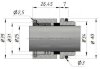 Sello mecánico para eje de bomba R-GEA 25, CAR/SIC, VITON, 304 фото 3 &mdash; BTS Engineering