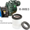 Mechanical seal for chemical pump QHB with PTFE bellows R-WB3 25, L, CAR/SIC, VITON, 304 фото 5 — BTS Engineering