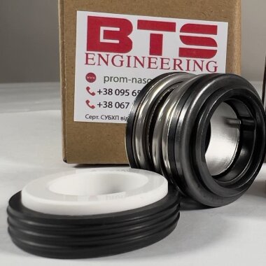 Mechanical seal for EMAUX pump, R-6 3/4, C, CAR/CER, EPDM, 304 &mdash; BTS Engineering