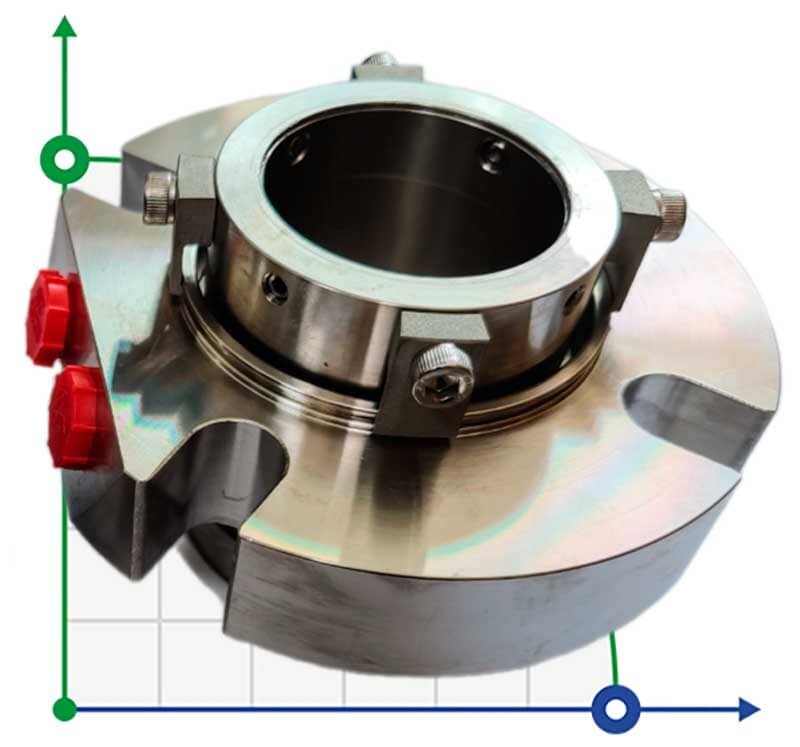 Patronendichtung R-BED 43, SIC/SIC/CAR/SIC/VITON, M/316 фото 1 — BTS Engineering