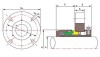 Уплотнение картриджное R-ZF 55, SIC/SIC, VITON, 304 фото 3 — BTS Engineering