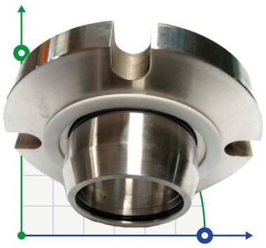Уплотнение картриджное R-ZF 60, SIC/SIC, VITON, 304 — BTS Engineering