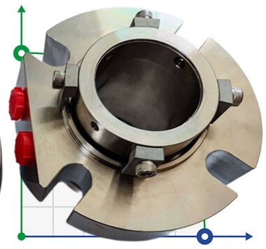 Картриджне ущільнення R-BED 53, SIC/SIC/CAR/SIC/VITON, M/316 — BTS Engineering