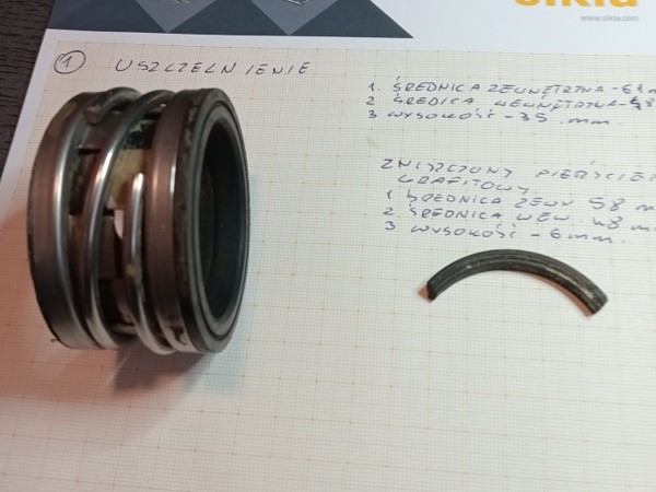 Замена механического уплотнения Grundfos CM 150-350-260-30.0 480308