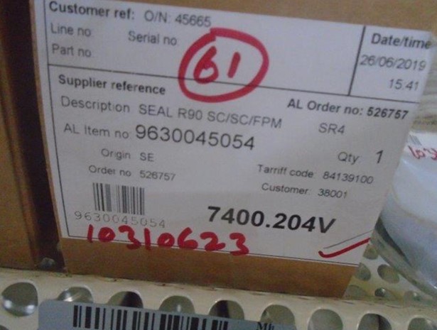 Замена механического уплотнения Alfa Laval SRU4 R90